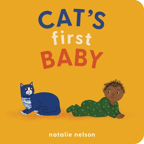Бумажная книга «Cat's First Baby: A Board Book», автор Натали Нельсон - фото №1
