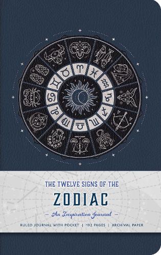 Бумажная книга «The Twelve Signs of the Zodiac Hardcover Ruled Journal» - фото №1