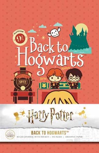Паперова книга «Harry Potter: Back to Hogwarts Hardcover Ruled Journal», автор Insight Editions - фото №1