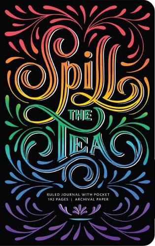 Бумажная книга «Spill the Tea Hardcover Ruled Journal», автор Insight Editions - фото №1