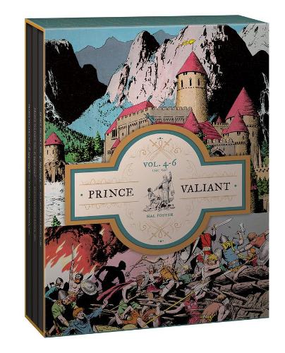 Бумажная книга «Prince Valiant Volumes 4-6 Gift Box Set», автор Хал Фостер - фото №1