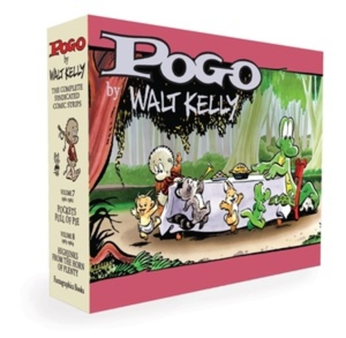 Бумажная книга «Pogo The Complete Syndicated Comic Strips Box Set: Vols. 7 & 8: Pockets Full of Pie & Hijinks from the Horn of Plenty», автор Уолт Келли - фото №1
