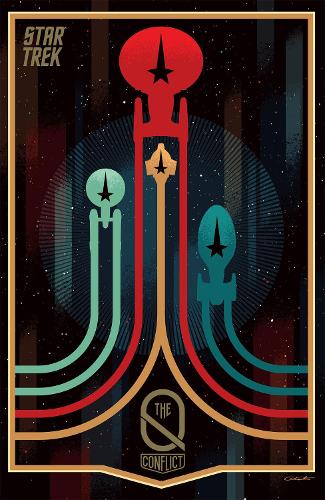 Бумажная книга «Star Trek: The Q Conflict», авторов Дэвид Типтон, Скотт Типтон - фото №1