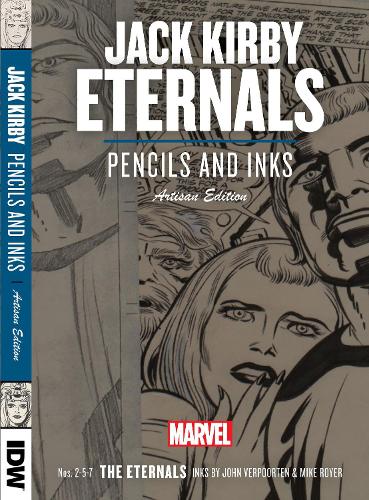 Паперова книга «Jack Kirby's The Eternals Pencils and Inks Artisan Edition», автор Джек Кірбі - фото №1