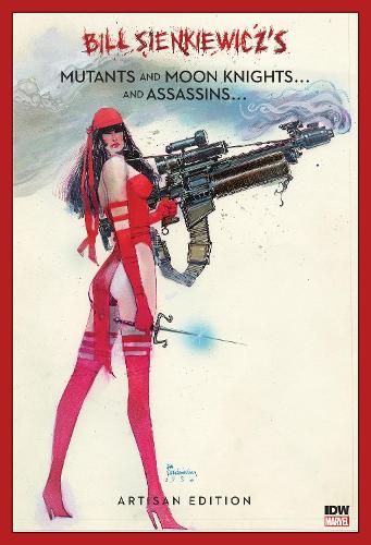 Бумажная книга «Bill Sienkiewicz's Mutants and Moon Knights and Assassins Artisan Edition», автор Билл Сенкевич - фото №1