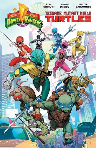Бумажная книга «Mighty Morphin Power Rangers/Teenage Mutant Ninja Turtles», автор Райан Парротт - фото №1