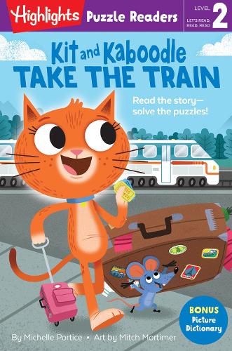 Паперова книга «Kit and Kaboodle Take the Train», автор Мішель Портіс - фото №1