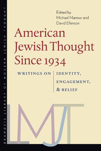 Бумажная книга «American Jewish Thought Since 1934 – Writings on Identity, Engagement, and Belief», авторов Дэвид Эленсон, Майкл Мармур - фото №1