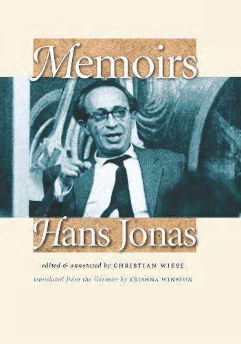 Паперова книга «Memoirs – Hans Jonas», авторів Крістіан Візе, Ганс Йонас, Крішна Вінстон - фото №1