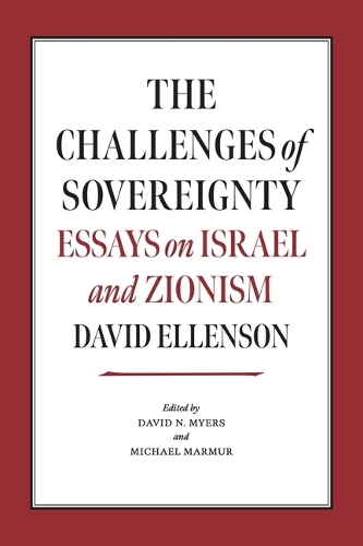 Paper book «The Challenges of Sovereignty: Essays on Israel and Zionism», author David Ellenson - фото №1
