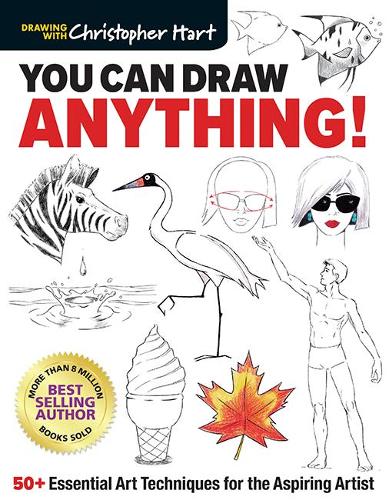 Бумажная книга «You Can Draw Anything!: 50+Essential Art Techniques for the Aspiring Artist», автор Кристофер Харт - фото №1