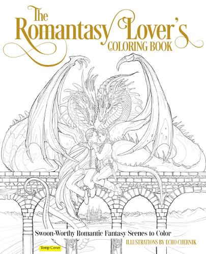 Бумажная книга «The Romantasy Lover's Coloring Book: Swoon-Worthy Romantic Fantasy Scenes to Color», автор Эхо Черник - фото №1