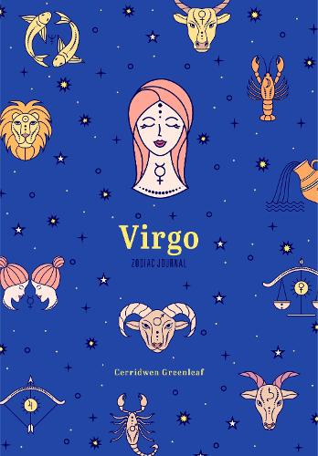 Бумажная книга «Virgo Zodiac Journal: (Astrology Blank Journal, Gift for Women)», автор Серридвен Гринлиф - фото №1