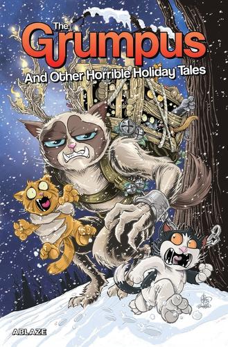 Паперова книга «Grumpy Cat: The Grumpus and Other Horrible Holiday Tales», авторів Бен Фішер, Бен Маккул, Дерек Фрідольфс, Еріка Шульц, Стів Орландо - фото №1