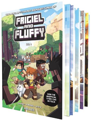 Паперова книга «The Minecraft-Inspired Misadventures of Frigiel & Fluffy Vol 1-5 Box Set», автор Жан-Крістоф Деррієн - фото №1