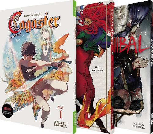 Бумажная книга «Ablaze Spotlight on Manga Collected Set», авторов Качу Хасимото, Масааки Ниномия, Рё Сумиёши - фото №1
