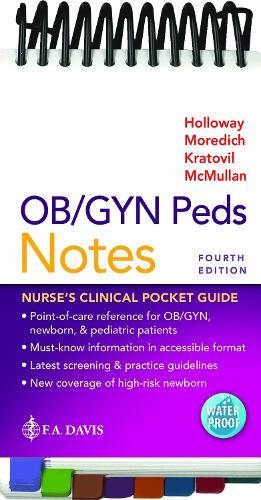 Бумажная книга «OB/GYN Peds Notes: Nurse's Clinical Pocket Guide», авторов Аманда Кратовиль-Мейлиот, Бренда Уолтерс Холлоуэй, Шерил Мордич, Таралин Макмаллан - фото №1