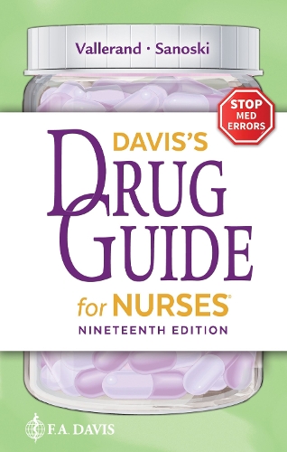 Бумажная книга «Davis's Drug Guide for Nurses», авторов Эйприл Хазард Валлеранд, Синтия А. Саноски - фото №1