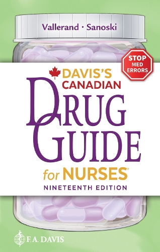 Паперова книга «Davis's Canadian Drug Guide for Nurses», авторів Ейпріл Хазард Валлеран, Синтія А. Саноскі - фото №1