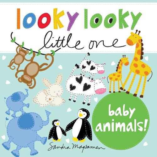 Бумажная книга «Looky Looky Little One Baby Animals», автор Сандра Магсамен - фото №1