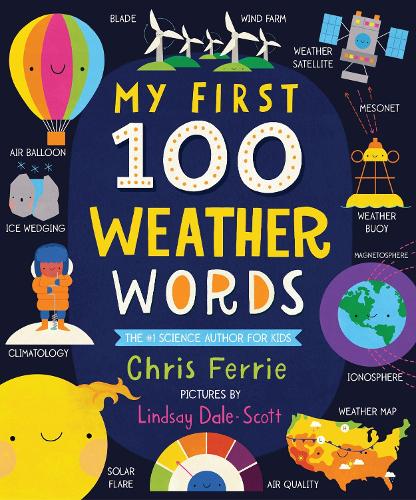 Паперова книга «My First 100 Weather Words», автор Кріс Феррі - фото №1