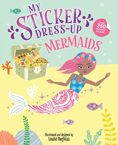 Бумажная книга «My Sticker Dress-Up: Mermaids», автор Луиза Англикас - фото №1