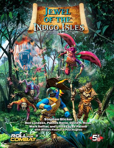 Паперова книга «Battlezoo Jewel of the Indigo Isles (5E)», авторів Лінда Заяс-Палмер, Патрік Рені, Рон Ландін, Стівен Глікер - фото №1