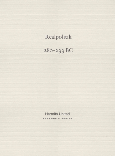 Паперова книга «Realpolitik: Han Fei on mighty reign (280-233 BC)», автор Хан Фей - фото №1