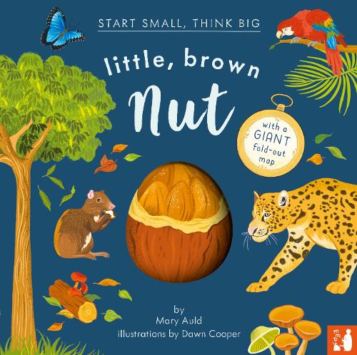 [object Object] «Little, Brown Nut: A fact-filled picture book about the life cycle of the Brazil nut tree, with fold-out map of the Amazon rainforest (ages 4-8)», автор Мері Олд - фото №1