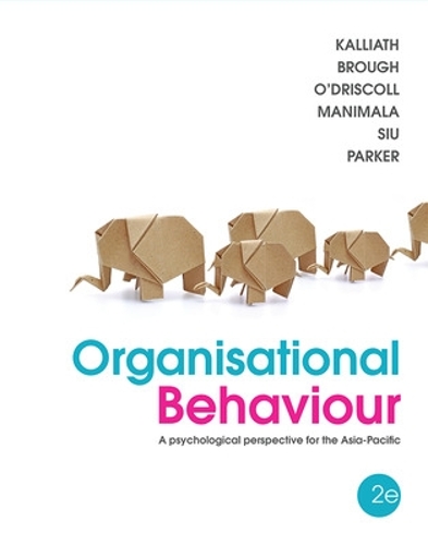 Бумажная книга «Organisational Behaviour», авторов Мэтью Манимала, Майкл О'Дрисколл, Ой-Линг Сиу, Пола Бро, Шэрон Паркер, Томас Каллиат - фото №1