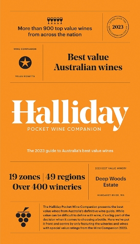 [object Object] «Halliday Pocket Wine Companion 2023: The 2023 Guide to Australia's Best Value Wines», автор Джеймс Холлідей - фото №1