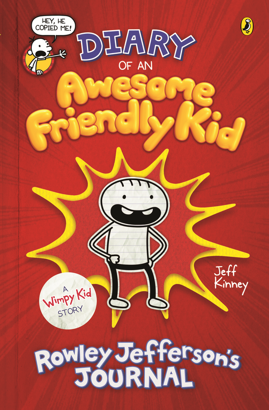 Бумажная книга «Diary of an Awesome Friendly Kid: Rowley Jefferson's Journal», автор Джефф Кинни - фото №1