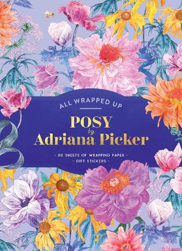 Паперова книга «Posy by Adriana Picker: A Wrapping Paper Book», автор Адріана Пікер - фото №1