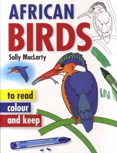 Паперова книга «Read, Colour & Keep: African Birds», автор Саллі МакЛарті - фото №1