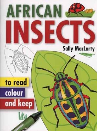 Паперова книга «Read, Colour & Keep: African Insects», автор Саллі МакЛарті - фото №1