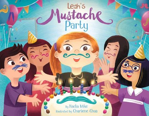 Паперова книга «Leah's Mustache Party», автор Надя Майк - фото №1