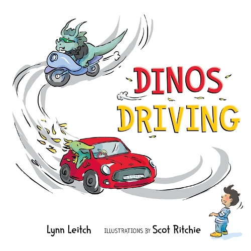 Паперова книга «Dinos Driving», автор Лінн Лейтч - фото №1