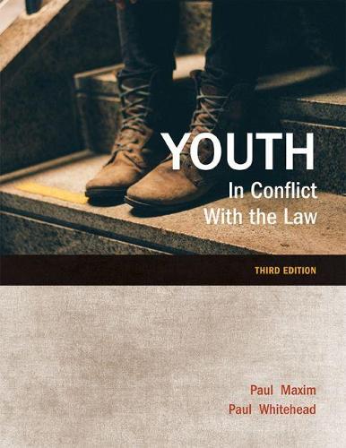 Паперова книга «Youth in Conflict with the Law», авторів Пол К. Вайтхед, Пол Максим - фото №1