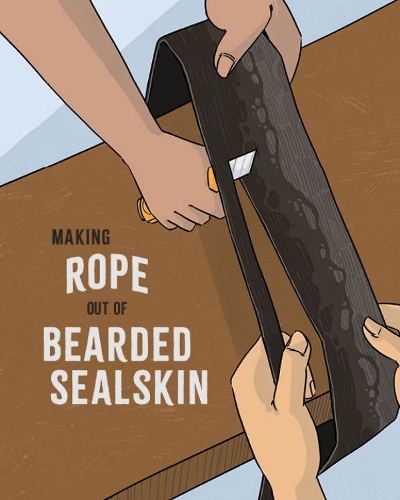 Бумажная книга «Making Rope Out of Bearded Sealskin», авторов Элисапи Авингак, Сьюзан Авингак - фото №1