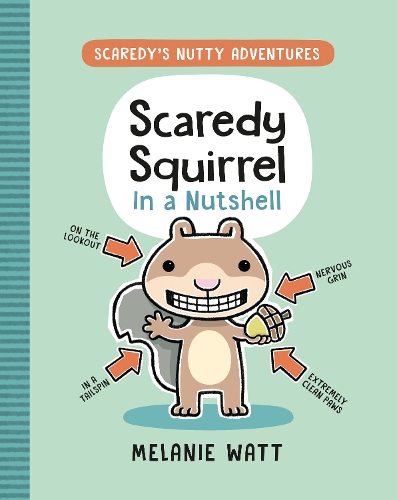 Бумажная книга «Scaredy Squirrel In a Nutshell», автор Мелани Уатт - фото №1