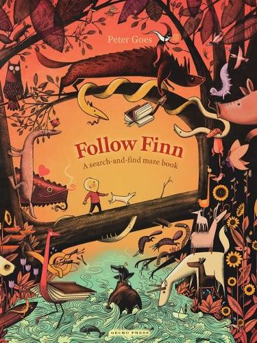 Бумажная книга «Follow Finn: A search-and-find maze book», автор Питер Гоес - фото №1