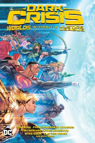 Паперова книга «Dark Crisis: Worlds without a Justice League», авторів Меган Фітцмартін, Саймон Спаррієр - фото №1