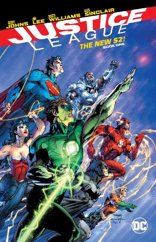 Бумажная книга «Justice League: The New 52 Book One», авторов Джефф Джонс, Джим Ли - фото №1