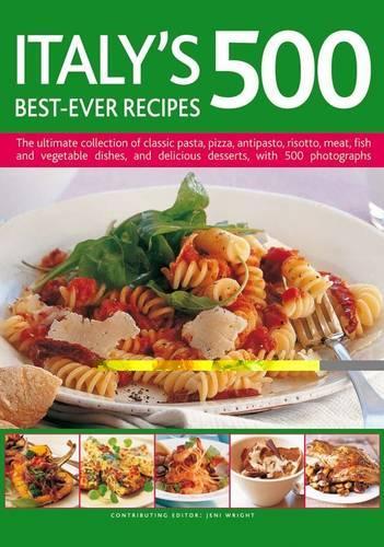 Паперова книга «Italy's 500 Best-ever Recipes», автор Джені Райт - фото №1