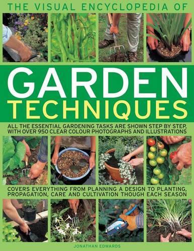 Паперова книга «Visual Encyclopedia of Garden Techniques», автор Джонатан Едвардс - фото №1