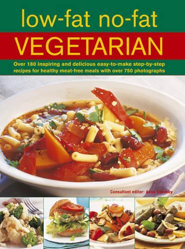 Бумажная книга «Low-fat, No-fat Vegetarian», автор Энн Шисби - фото №1