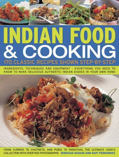 Паперова книга «Indian Food and Cooking», автор Хусейн Шехзад - фото №1