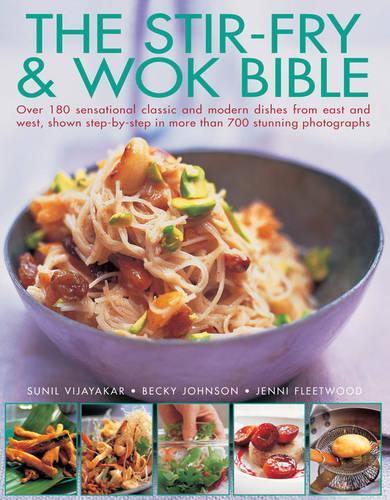 Паперова книга «Stir Fry and Wok Bible», автор Суніл Віджаякар - фото №1