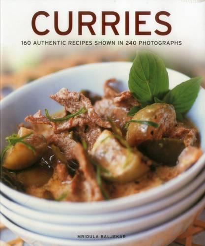 Паперова книга «Curries: 160 Authentic Recipes Shown in 240 Photographs», автор Мрідула Балджекар - фото №1