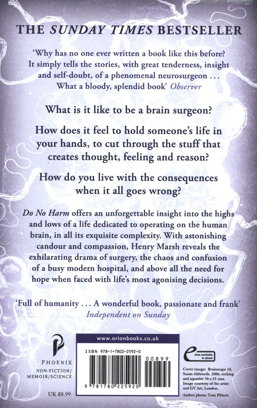 Паперова книга «Do No Harm. Stories of Life, Death and Brain Surgery», автор Генрі Марш - фото №1